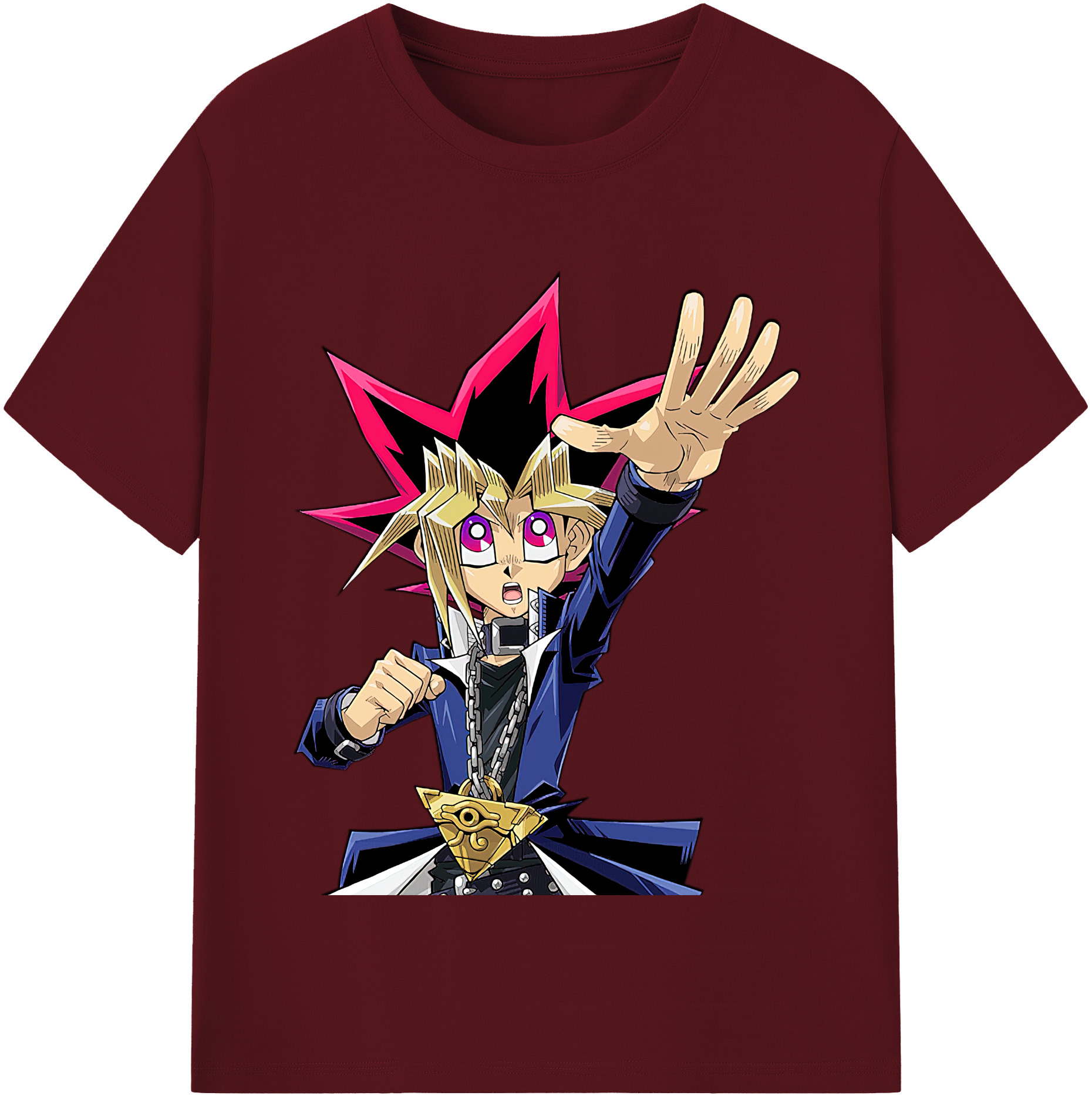 （画像用） 遊☆戯☆王 Yu-Gi-Oh! 綿100％半袖Tシャツ（フロントプリント）